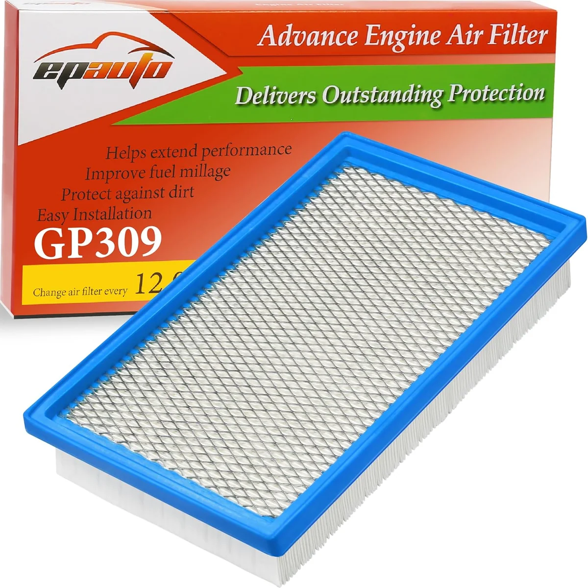 EPAuto GP309 Engine Air Filter