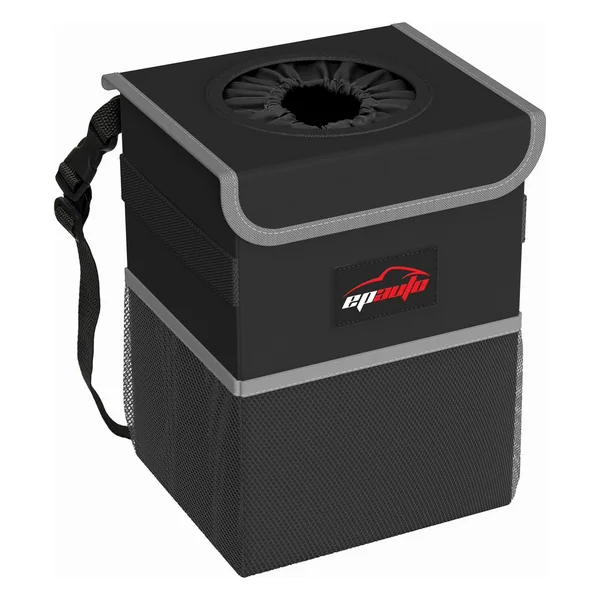 EPAuto Waterproof Car Trash Can with Lid