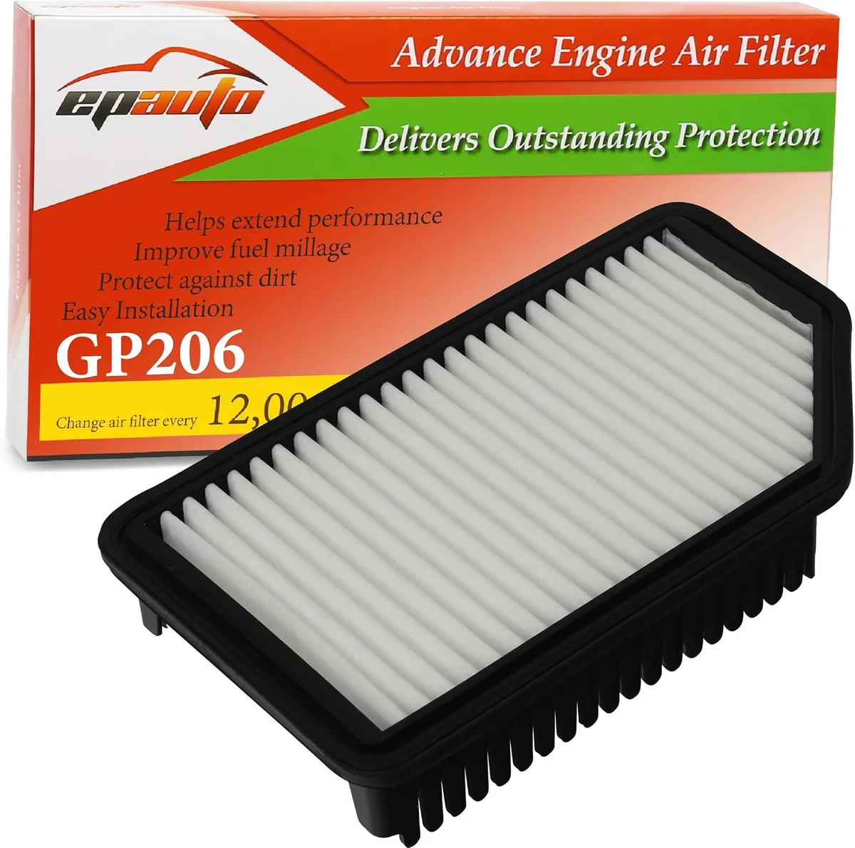 EPAuto GP206 Engine Air Filter