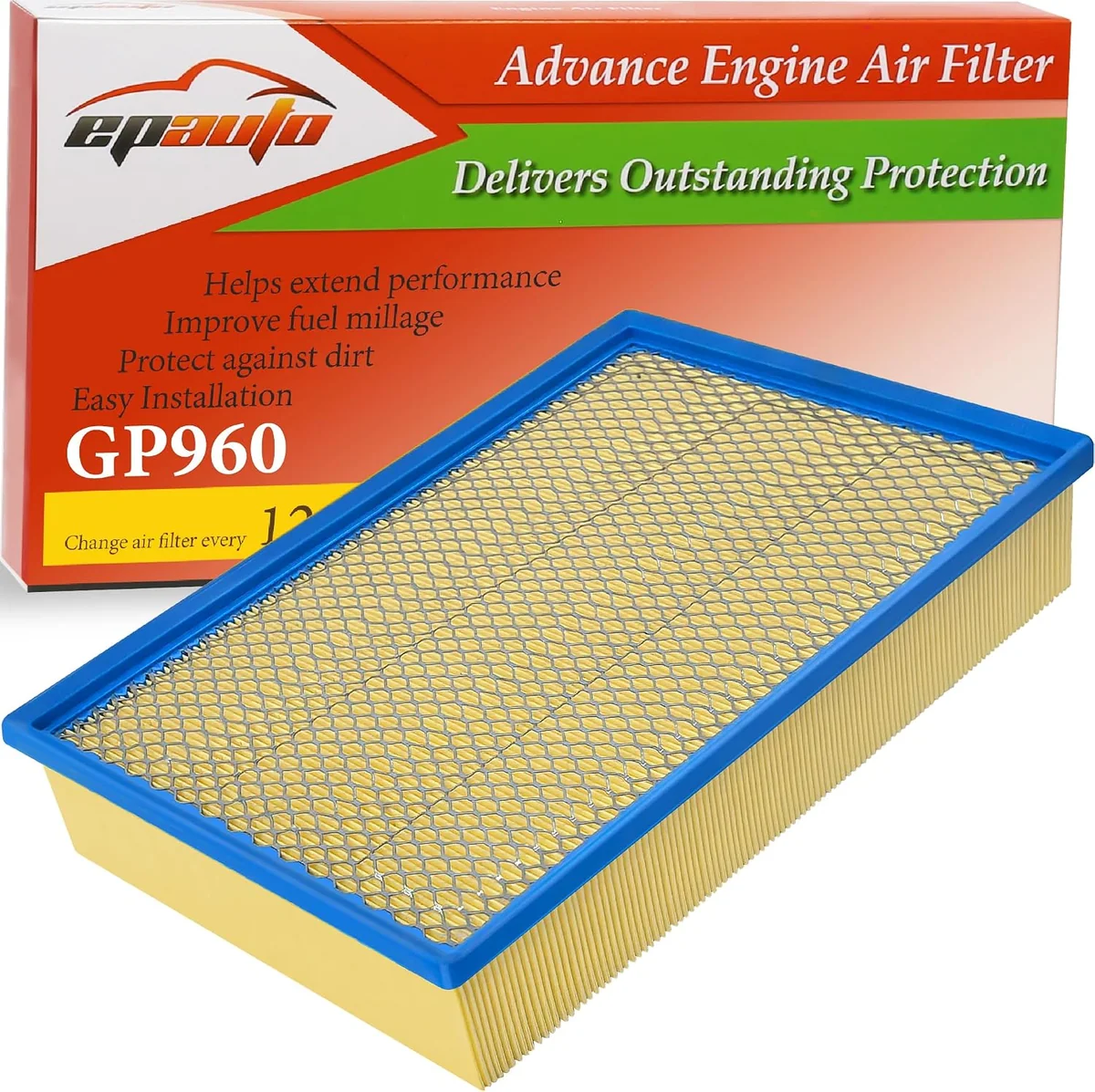 EPAuto GP960 Engine Air Filter
