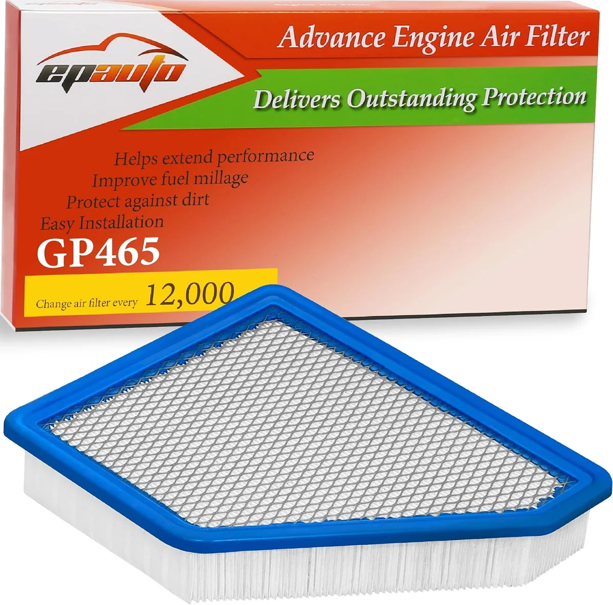 EPAuto GP465 Engine Air Filter