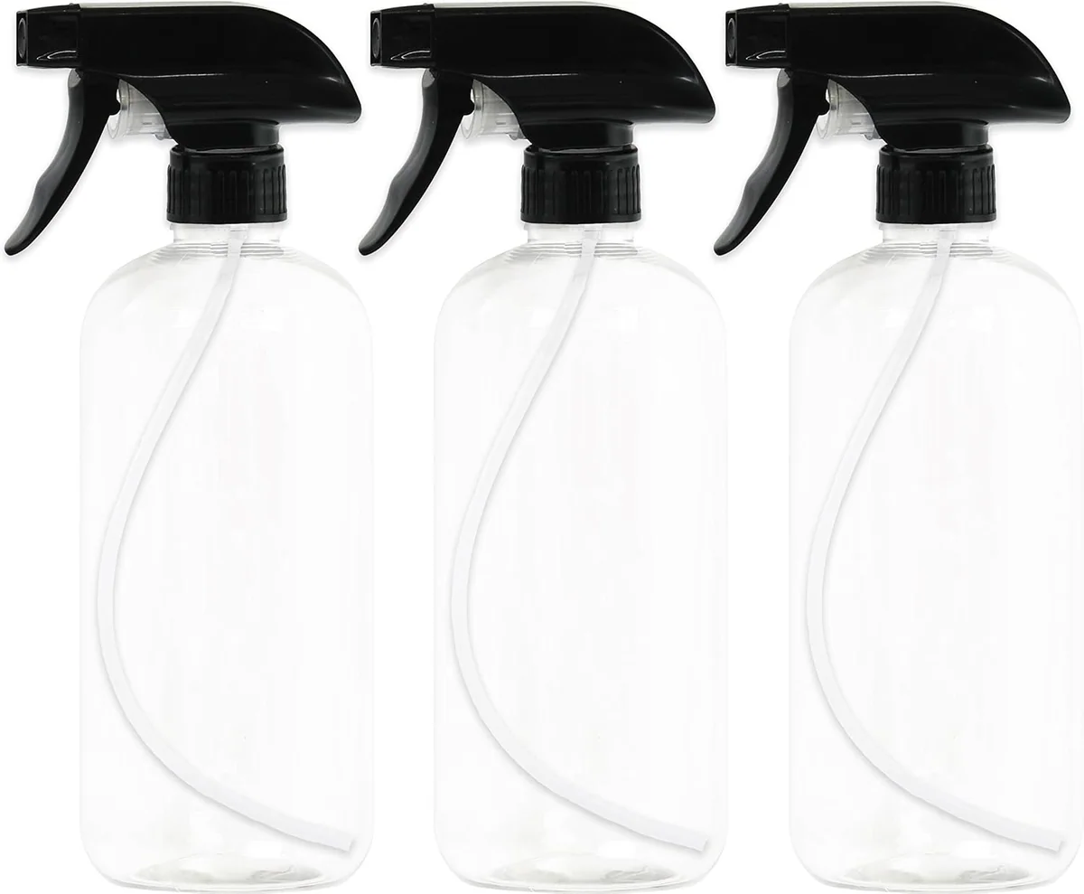 EPAuto Chemical-Resistant Spray Bottles, 16 oz, 3-Pack