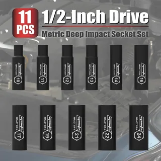 1/2 in. Metric Deep Impact Socket Set, thumbnail 3