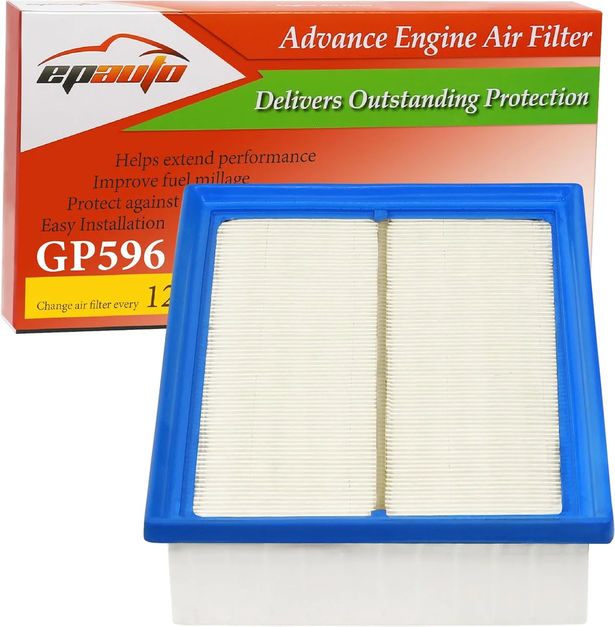 EPAuto GP596 Engine Air Filter