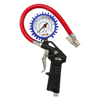 Tire Inflator Gauge with Hose, 120 PSI, thumbnail 1