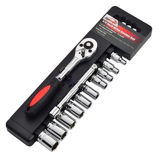EPAuto Pear-Head Ratchet Socket Set