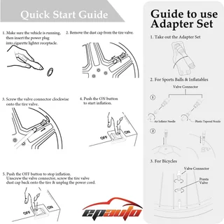 12V Tire Inflator with Dial Gauge, thumbnail 6