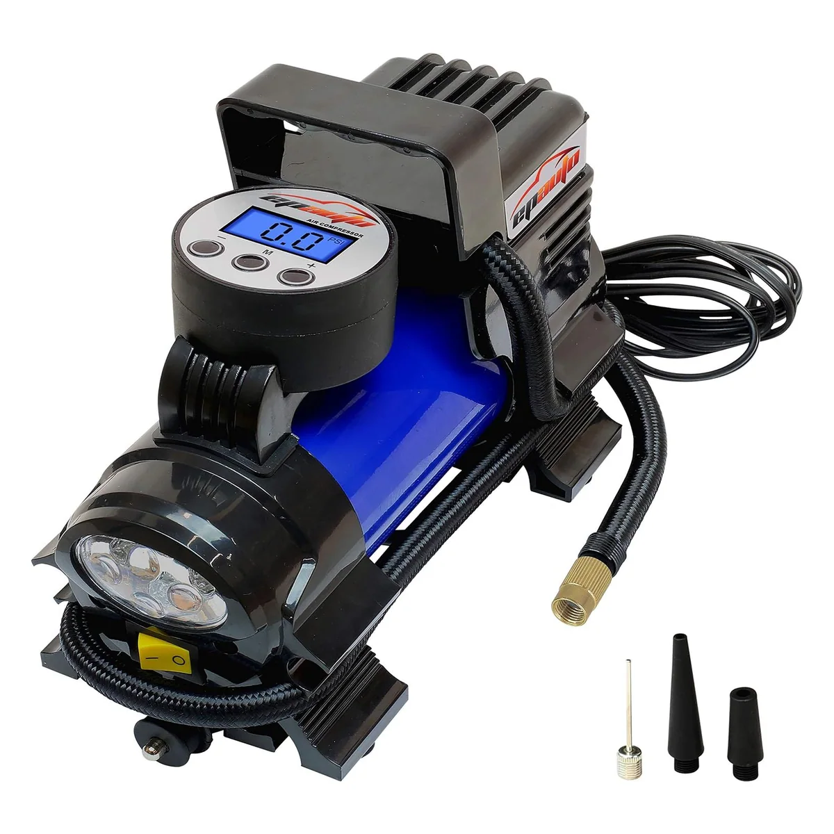 EPAuto 12V Digital Tire Inflator, Blue