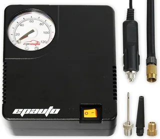 EPAuto 12V Tire Inflator with Dial Gauge