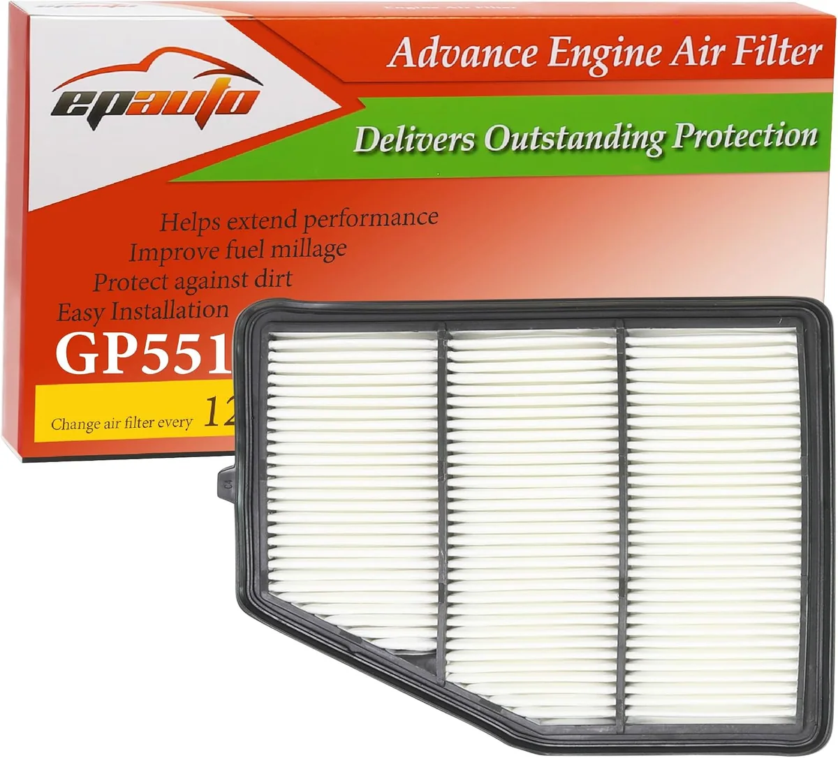 EPAuto GP551 Engine Air Filter