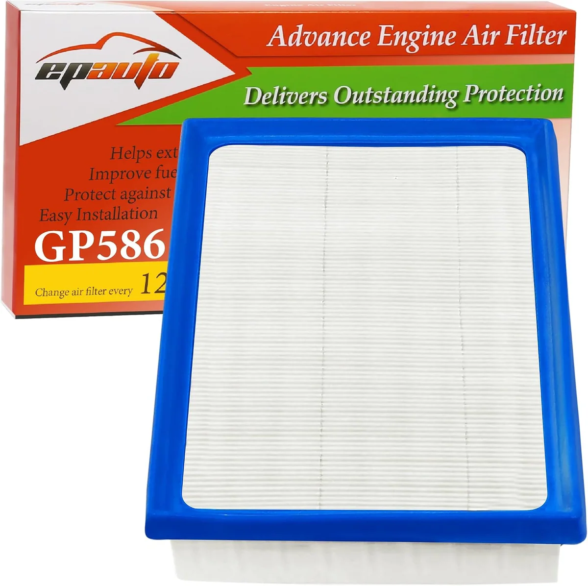 EPAuto GP586 Engine Air Filter