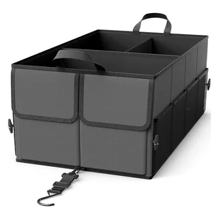 Foldable Trunk Organizer, 3 Compartments, thumbnail 7
