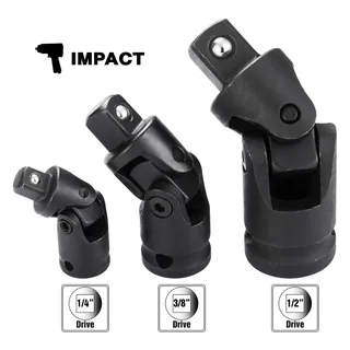 Impact Universal Joint Set, 3 Pieces, thumbnail 3