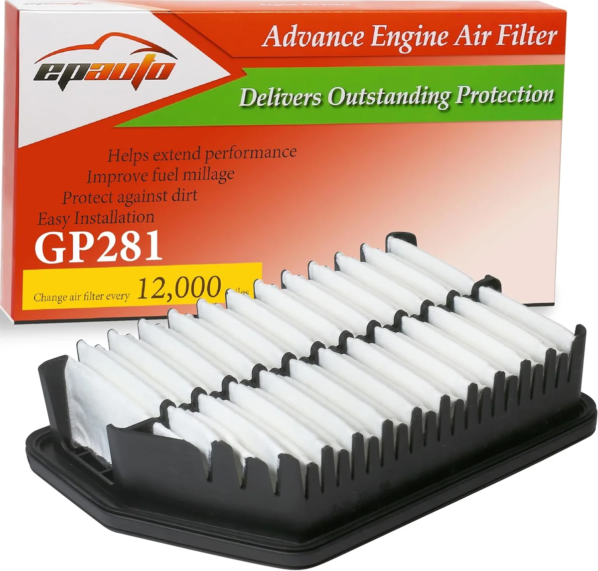 EPAuto GP281 Engine Air Filter