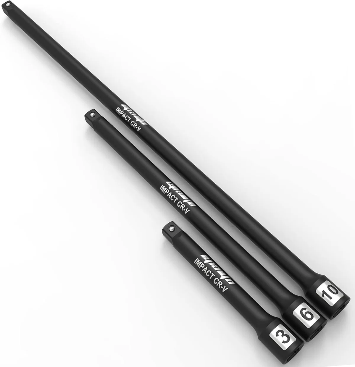 EPAuto Impact Extension Bar Set, 3 Pieces, 1/4 in. drive