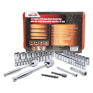 1/4 & 3/8 in. Drive Socket Set, thumbnail 8