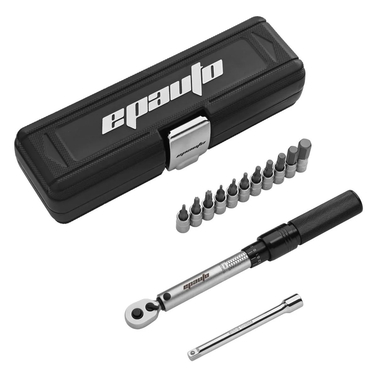 EPAuto 1/4 in. Torque Wrench Bike Kit, Chrome